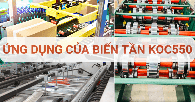 ứng dụng của biến tần koc550