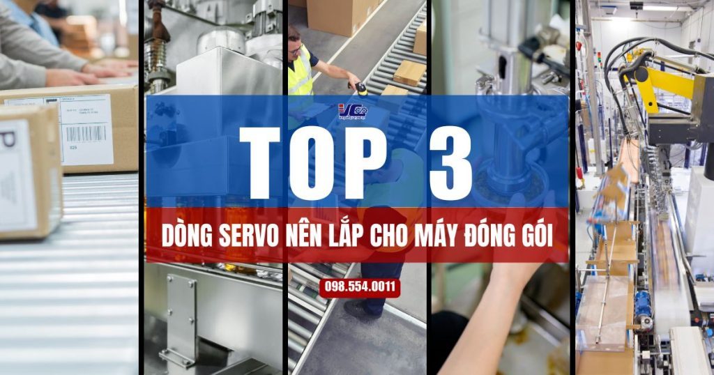 dòng servo nên lắp cho máy đóng gói