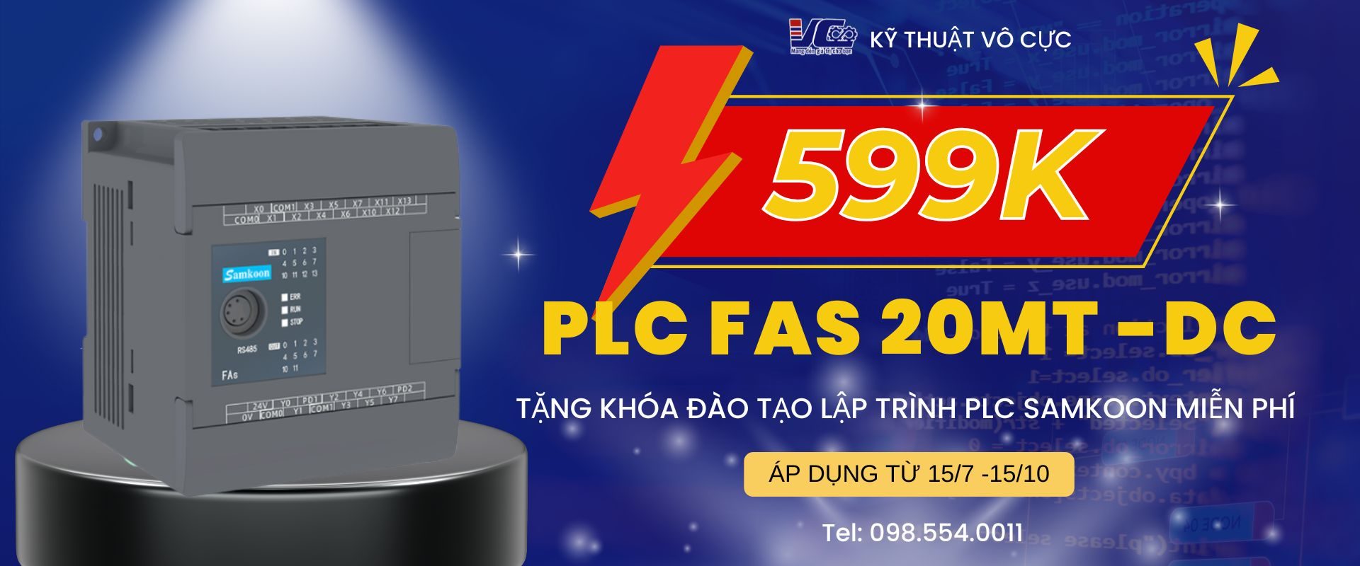 banner khuyến mãi plc 599k