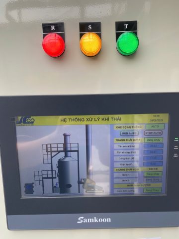 HỆ THỐNG XỬ LÝ KHÍ THẢI CHO NHÀ MÁY SẢN XUẤT ĐIỆN TỬ