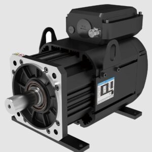 Tổng quan động cơ servo MV21 Động cơ servo MV21 là dòng động cơ servo ba pha nam châm vĩnh cửu điện áp thấp của Inovance, được phát triển cho các ứng dụng công nghiệp cần hiệu suất cao, độ ổn định và khả năng điều khiển chính xác. MV21 là một dòng PM servo motor dùng trong các hệ thống truyền động hiện đại, nơi động cơ không chỉ quay theo tốc độ yêu cầu mà còn cần phản hồi chính xác về mô-men, tốc độ và trạng thái vận hành thông qua hệ điều khiển vòng kín. Thông số kỹ thuật của động cơ servo MV21 Bảng dưới đây tổng hợp các thông số môi trường, cấp bảo vệ, điều kiện lắp đặt và hệ số giảm định mức cần lưu ý khi lựa chọn, lắp đặt động cơ servo MV21 trong hệ thống công nghiệp. Hạng mục Thông số kỹ thuật Cấp bảo vệ vỏ ngoài IP54 Cấp chịu điện áp 2160V AC 1s, cấp 380V Điện trở cách điện 500V DC F Khả năng chịu xung tối đa Gia tốc đỉnh 50m/s²; thời gian duy trì 30ms Rung động hướng kính tối đa Gia tốc 25m/s²; thời gian rung 30 phút Cấp cách điện F Phương thức làm mát IC 416 Kiểu lắp đặt [1] IM B35; IM V1, có thể tùy chỉnh Chế độ làm việc S1 Nhiệt độ cảnh báo PT1000 130°C Giá trị điện trở PT1000 ở 10°C–30°C 1039Ω–1118Ω Cấp bảo vệ vỏ quạt IP54 Nhiệt độ môi trường sử dụng -20°C đến +40°C, không đóng băng Độ ẩm môi trường sử dụng 20%RH–90%RH, không ngưng tụ Nhiệt độ bảo quản -20°C đến +60°C, không đóng băng Độ ẩm bảo quản 20%RH–90%RH, không ngưng tụ Cấp độ cao vận hành định mức Dưới 1000m; nếu độ cao trên 1000m cần sử dụng theo hệ số giảm định mức Độ cao định mức 1000m 2000m 3000m 4000m 5000m Hệ số giảm định mức 1 0.947 0.887 0.824 0.645 Hệ số giảm định mức theo nhiệt độ môi trường 40°C 45°C 50°C 55°C 60°C 1 0.952 0.901 0.855 0.781 Hạng mục 20A40C10CD 20B55C10CD 20C75C10CD 20E11D10CD 20G15D10CD 23D18D10CD 23E22D10CD 23G30D10CD 26E37D10CD 26G45D10CD Công suất định mức (kW) 4 5.5 7.5 11 15 18.5 22 30 37 45 Điện áp định mức (VAC) 380 Tốc độ định mức (rpm) 1000 Tốc độ cực đại (r/min) 1500 Mô-men định mức (N·m) 38 53 72 105 143 177 210 287 353 430 Mô-men cực đại (N·m) 60 80 110 160 250 300 350 460 515 640 Dòng điện định mức (A) 7.8 10.2 14.5 20.3 29 34.5 43 55 70 85 Dòng điện cực đại (A) 13 17 24 33 48 57 71 91 116 140 Mô-men quán tính rotor (kg·cm²) 69 89 112 153 195 378 430 534 509 649 Hiệu suất (%) 88.8 89.7 90.6 91.4 92 92.6 93.2 93.6 94 94.4 Tần số định mức (Hz) 66.7 66.7 66.7 66.7 66.7 66.7 66.7 66.7 66.7 66.7 Cấp cách điện F F F F F F F F F F Cấp bảo vệ IP54 IP54 IP54 IP54 IP54 IP54 IP54 IP54 IP54 IP54 Hằng số mô-men ở 20°C (N·m/A) 5.31 5.53 5.31 5.31 5.23 5.32 4.98 5.38 5.13 5.21 Hằng số sức điện động ngược ở 20°C (V/krpm) 321.1 334.5 321.1 321.1 316.1 321.4 301.2 325.3 310.1 315 Dòng điện khóa trục (A) 9.36 12.24 17.4 24.36 34.8 41.4 51.6 66 84 102 Mô-men khóa trục (N·m) 45.84 63.03 85.95 126.06 171.9 212.01 252.12 343.8 424.02 515.7 Hạng mục 20A55C15CD 20B75C15CD 20C11D15CD 20E15D15CD 20F18D15CD 20H22D15CD 23E30D15CD 23F37D15CD 23G45D15CD 26E55D15CD 26G75D15CD Công suất định mức (kW) 5.5 7.5 11 15 18.5 22 30 37 45 55 75 Điện áp định mức (VAC) 380 380 380 380 380 380 380 380 380 380 380 Tốc độ định mức (rpm) 1500 1500 1500 1500 1500 1500 1500 1500 1500 1500 1500 Tốc độ cực đại (r/min) 2250 2250 2250 2250 2250 2250 2250 2250 2250 2250 2250 Mô-men định mức (N·m) 35 48 70 96 118 140 191 236 287 350 478 Mô-men cực đại (N·m) 55 75 110 185 195 230 345 390 470 515 690 Dòng điện định mức (A) 11.4 14.5 21.2 29.4 35 41 61.5 67 86 105 135 Dòng điện cực đại (A) 19 24 35 49 58 68 101 111 142 173 223 Mô-men quán tính rotor (kg·cm²) 69 89 112 153 174 216 430 482 534 509 649 Hiệu suất (%) 89.6 90.4 91.4 92.1 92.6 93 93.6 93.9 94.2 94.6 95 Tần số định mức (Hz) 100 100 100 100 100 100 100 100 100 100 100 Cấp cách điện F F F F F F F F F F F Cấp bảo vệ IP54 IP54 IP54 IP54 IP54 IP54 IP54 IP54 IP54 IP54 IP54 Hằng số mô-men ở 20°C (N·m/A) 3.39 3.54 3.54 3.54 3.61 3.6 3.51 3.72 3.42 3.42 3.58 Hằng số sức điện động ngược ở 20°C (V/krpm) 205.2 214.07 214.07 214.07 218.53 217.4 211.93 225 207.07 206.73 216.53 Dòng điện khóa trục (A) 13.68 17.4 25.44 35.28 42 49.2 73.8 80.4 103.2 126 162 Mô-men khóa trục (N·m) 42.02 57.3 84.04 114.6 141.34 168.08 229.2 282.68 343.8 420.2 573 Hạng mục 20A55C20CD 20B75C20CD 20C11D20CD 20D15D20CD 20E18D20CD 20F22D20CD 23D30D20CD 23E37D20CD 23F45D20CD 23G55D20CD 26E75D20CD 26G90D20CD Công suất định mức (kW) 5.5 7.5 11 15 18.5 22 30 37 45 55 75 90 Điện áp định mức (VAC) 380 380 380 380 380 380 380 380 380 380 380 380 Tốc độ định mức (r/min) 2000 2000 2000 2000 2000 2000 2000 2000 2000 2000 2000 2000 Tốc độ cực đại (r/min) 3000 3000 3000 3000 3000 3000 3000 3000 3000 3000 3000 3000 Mô-men định mức (N·m) 26 36 53 72 88 105 143 177 215 263 358 430 Mô-men cực đại (N·m) 45 60 90 135 140 170 240 290 360 420 510 640 Dòng điện định mức (A) 10.8 13.8 21.6 30 36 44.2 57 66.5 86.5 100 135 168 Dòng điện cực đại (A) 18 23 36 50 59 73 94 110 143 165 223 277 Mô-men quán tính rotor (kg·cm²) 69 89 112 133 153 174 378 430 482 534 509 649 Hiệu suất (%) 90.1 90.9 91.6 92.2 92.8 93.2 93.7 94.1 94.4 94.7 95 95.3 Tần số định mức (Hz) 133.3 133.3 133.3 133.3 133.3 133.3 133.3 133.3 133.3 133.3 133.3 133.3 Cấp cách điện F F F F F F F F F F F F Cấp bảo vệ IP54 IP54 IP54 IP54 IP54 IP54 IP54 IP54 IP54 IP54 IP54 IP54 Hằng số mô-men ở 20°C (N·m/A) 2.66 2.88 2.66 2.62 2.66 2.58 2.66 2.77 2.63 2.69 2.69 2.61 Hằng số sức điện động ngược ở 20°C (V/krpm) 160.55 173.95 160.55 158.45 160.55 156.15 160.7 167.3 158.8 162.6 162.4 157.5 Dòng điện khóa trục (A) 12.96 16.56 25.92 36 43.2 53.04 68.4 79.8 103.8 120 162 201.6 Mô-men khóa trục (N·m) 31.515 42.975 63.03 85.95 106.005 126.06 171.9 212.01 257.85 315.15 429.75 515.7 Kích thước dòng MV21 Dưới đây là bảng kích thước tiêu chuẩn của MV21 Mã model LL LR LP LA S KH KW W Khối lượng (kg) MV21-20A40C10CD-A3A1F 319 80 151 115 38 33 10 10 33 MV21-20A55C15CD-A3A1F 319 80 151 115 38 33 10 10 33 MV21-20A55C20CD-A3A1F 319 80 151 115 38 33 10 10 33 MV21-20B55C10CD-A3A1F 347.5 80 180 115 38 33 10 10 38 MV21-20B75C15CD-A3A1F 347.5 80 180 115 38 33 10 10 38 MV21-20B75C20CD-A3A1F 347.5 80 180 115 38 33 10 10 38 MV21-20C75C10CD-A3A1F 376 110 208 120 42 37 12 12 44 MV21-20C11D15CD-A3A1F 376 110 208 120 42 37 12 12 44 MV21-20C11D20CD-A3A1F 376 110 208 120 42 37 12 12 44 MV21-20D15D20CD-A3A1F 404.5 110 237 128 42 37 12 12 49 MV21-20E11D10CD-A3A1F 433 110 265 135 42 37 12 12 55 MV21-20E15D15CD-A3A1F 433 110 265 135 42 37 12 12 55 MV21-20E18D20CD-A3A1F 433 110 265 135 42 37 12 12 55 MV21-20F18D15CD-A3A1F 461.5 110 294 148 42 37 12 12 60 MV21-20F22D20CD-A3A1F 461.5 110 294 148 42 37 12 12 60 MV21-20G15D10CD-A3A1F 490 110 322 162 42 37 12 12 65 MV21-20H22D15CD-A3A1F 518.5 110 351 180 42 37 12 12 72 Mã model LL LP LA Khối lượng (kg) MV21-23D18D10CD-A3A1F 569.7 337 188 91 MV21-23D30D20CD-A3A1F 569.7 337 188 91 MV21-23E22D10CD-A3A1F 613.2 380 205 108 MV21-23E30D15CD-A3A1F 613.2 380 205 108 MV21-23E37D20CD-A3A1F 613.2 380 205 108 MV21-23F37D15CD-A3A1F 658.7 426 223 123 MV21-23F45D20CD-A3A1F 658.7 426 223 123 MV21-23G30D10CD-A3A1F 703.2 470 240 134 MV21-23G45D15CD-A3A1F 703.2 470 240 134 MV21-23G55D20CD-A3A1F 703.2 470 240 134 Mã model LL LP LA Khối lượng (kg) MV21-26E37D10CD-A3A1F 684 401 220 175.4 MV21-26E55D15CD-A3A1F 684 401 220 175.4 MV21-26E75D20CD-A3A1F 684 401 220 175.4 MV21-26G45D10CD-A3A1F 783.5 501 270 205 MV21-26G75D15CD-A3A1F 783.5 501 270 205 MV21-26G90D20CD-A3A1F 783.5 501 270 205 Ưu điểm nổi bật động cơ servo dòng MV21 Thiết kế nhỏ gọn, dễ lắp đặt trong nhiều cấu hình máy: Động cơ servo dòng MV21 có kết cấu tối ưu hơn so với động cơ công nghiệp truyền thống, giúp giảm đáng kể không gian lắp đặt và khối lượng vận chuyển. Việc trang bị mặt bích và chân đế tiêu chuẩn cho phép kỹ sư linh hoạt bố trí theo dạng lắp ngang, lắp đứng hoặc thay thế trên máy hiện hữu, đặc biệt hữu ích với OEM chế tạo máy ép nhựa, máy ép đùn, máy kéo dây và hệ thống thủy lực. Hiệu suất cao, hỗ trợ tiết kiệm năng lượng dài hạn: MV21 là dòng động cơ servo nam châm vĩnh cửu đáp ứng tiêu chuẩn hiệu suất năng lượng GB2 theo GB30253.2013. Nhờ vùng hiệu suất được tối ưu, động cơ có thể giảm dòng vận hành trong nhiều chế độ tải, từ đó hỗ trợ giảm chi phí điện cho dây chuyền chạy liên tục. Với một số ứng dụng phù hợp, thời gian hoàn vốn phần đầu tư tăng thêm có thể được ước tính theo chu kỳ vận hành thực tế. Điều khiển chính xác nhờ encoder 23-bit: Việc tích hợp bộ mã hóa 23-bit tiêu chuẩn giúp MV21 phản hồi vị trí, tốc độ và mô-men tốt hơn trong hệ truyền động servo vòng kín. Đây là lợi thế rõ rệt với các ứng dụng cần độ lặp lại cao như máy ép, máy đóng gói, dây cáp hoặc hệ thống cấp liệu tự động. Độ tin cậy cao nhờ thiết kế rotor nam châm tích hợp: Cấu trúc IPM rotor, nam châm chất lượng cao và thiết kế chống khử từ giúp giảm tổn thất dòng điện xoáy, hạn chế tăng nhiệt và duy trì độ ổn định trong suốt vòng đời động cơ. Điều này giúp giảm rủi ro downtime và chi phí bảo trì ngoài kế hoạch. Bảo vệ nhiệt tốt, phù hợp môi trường công nghiệp: MV21 sử dụng cảm biến nhiệt PT1000 tiêu chuẩn, hỗ trợ giám sát nhiệt độ động cơ trong quá trình vận hành. Khi kết hợp đúng với servo drive/MD520, nguồn 380 VAC và model phù hợp về công suất, tốc độ, mô-men tải, hệ thống có thể vận hành ổn định hơn trong các dây chuyền sản xuất cường độ cao. Các ứng dụng của động cơ MV21 Với đặc tính của một dòng PM servo motor ba pha nam châm vĩnh cửu, động cơ MV21 phù hợp cho nhiều hệ thống công nghiệp cần kiểm soát chính xác về tốc độ, mô-men và chu kỳ vận hành. Máy ép nhựa và máy ép thủy lực: MV21 phù hợp với các hệ thống cần kiểm soát lực ép, áp suất và lưu lượng theo từng giai đoạn vận hành. Khi kết hợp với MD520, động cơ có thể hỗ trợ điều khiển vòng kín ổn định hơn, giúp giảm dao động chu kỳ, tối ưu tiêu thụ điện. Máy ép đùn nhựa, cao su: Với các dây chuyền ép đùn, yêu cầu quan trọng là duy trì tốc độ trục vít ổn định và mô-men đều trong thời gian dài. Động cơ servo MV21 có dải công suất từ thấp đến cao, phù hợp cho các ứng dụng cần vận hành bền bỉ. Máy kéo dây và ngành dây cáp: Trong máy kéo dây, độ ổn định tốc độ và khả năng kiểm soát lực kéo ảnh hưởng trực tiếp đến đường kính, độ căng và chất lượng bề mặt sản phẩm. Nhờ encoder phản hồi và khả năng điều khiển chính xác, MV21 giúp hệ thống đồng bộ tốt hơn giữa các trục kéo, cuộn và cấp liệu. MV21