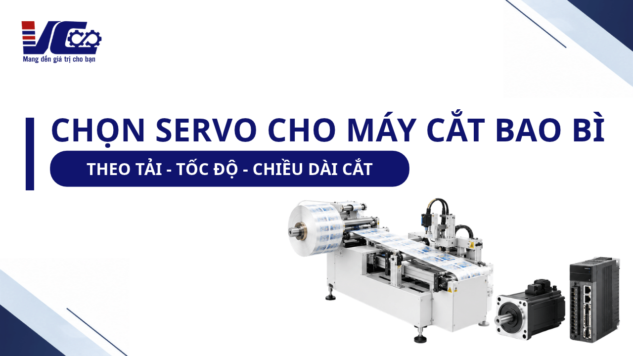 Servo cho máy cắt bao bì