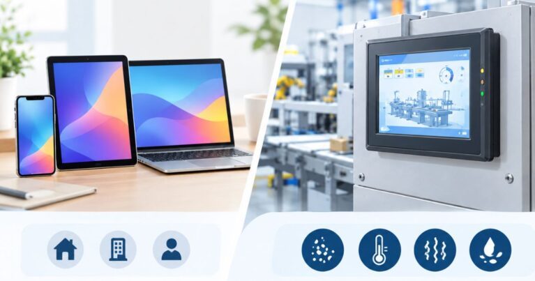Màn hình cảm ứng HMI khác gì màn hình cảm ứng thông thường?
